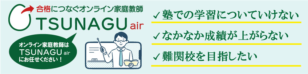 合格つなぐオンライン家庭教師 TSUNAGU air ツナグエアー